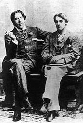 Oscar Wilde and Lord Alfred Douglas in 1893